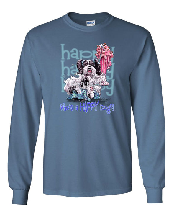 Havanese - Who's A Happy Dog - Long Sleeve T-Shirt