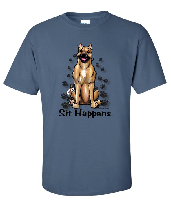 American Staffordshire Terrier - Sit Happens - T-Shirt