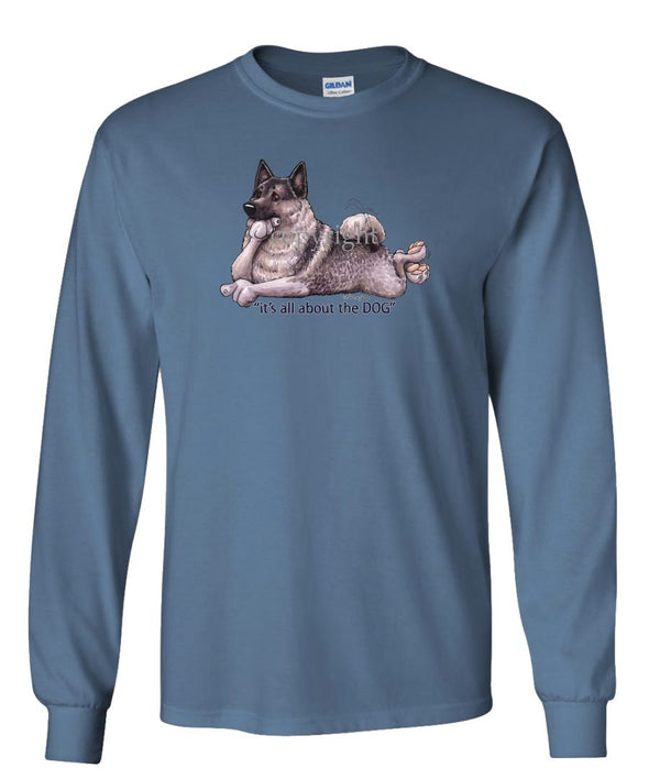 Norwegian Elkhound - All About The Dog - Long Sleeve T-Shirt