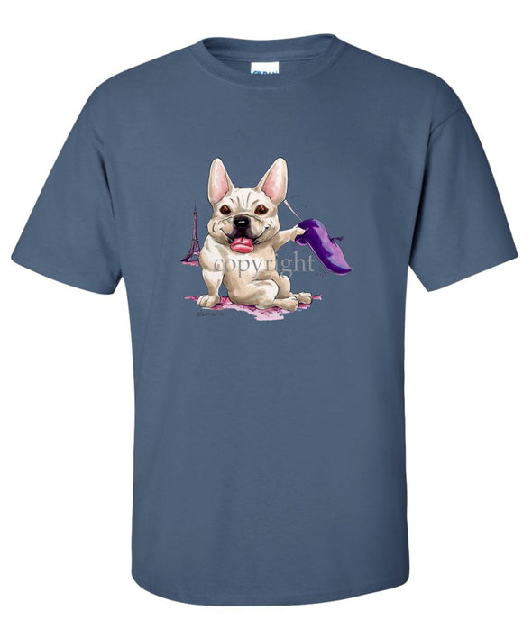 French Bulldog - Tipping Hat - Caricature - T-Shirt