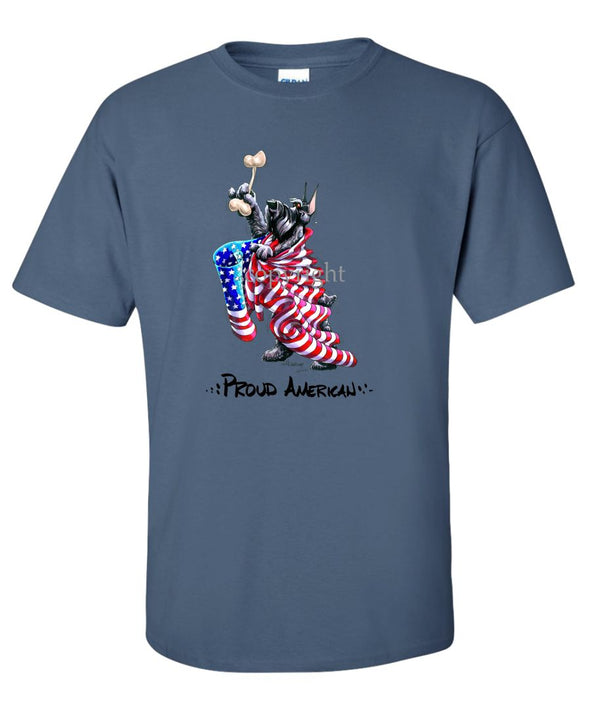 Giant Schnauzer - Proud American - T-Shirt