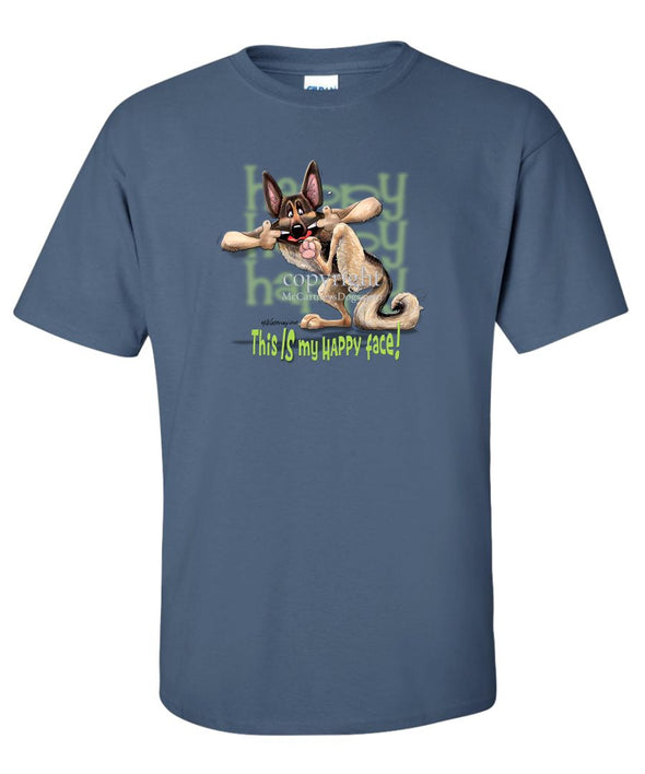 German Shepherd - 4 - Who's A Happy Dog - T-Shirt