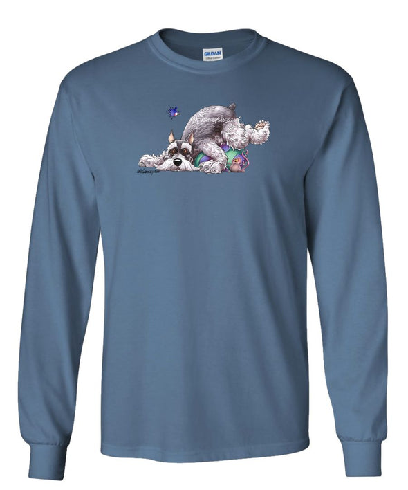 Schnauzer - Soccer Ball - Mike's Faves - Long Sleeve T-Shirt