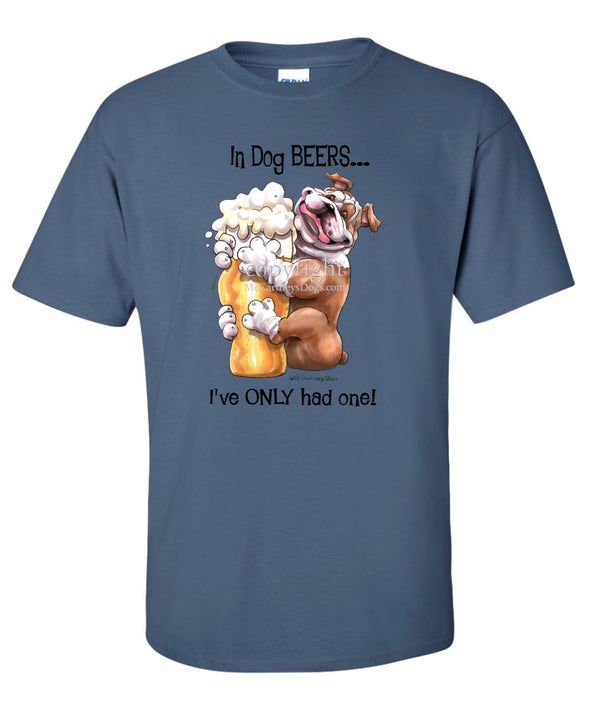Bulldog - Dog Beers - T-Shirt