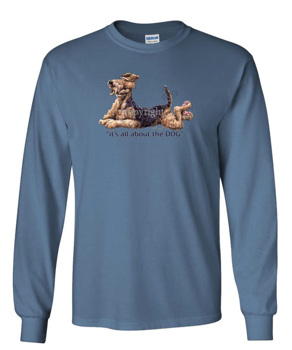 Airedale Terrier - All About The Dog - Long Sleeve T-Shirt