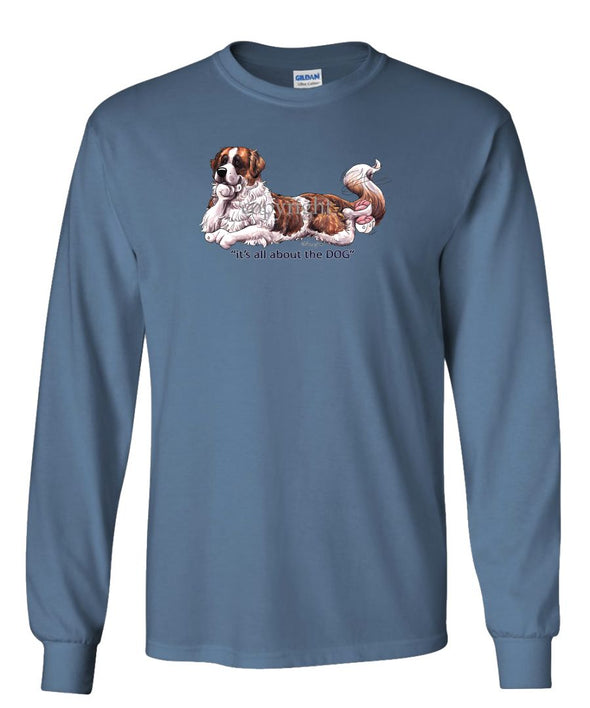 Saint Bernard - All About The Dog - Long Sleeve T-Shirt