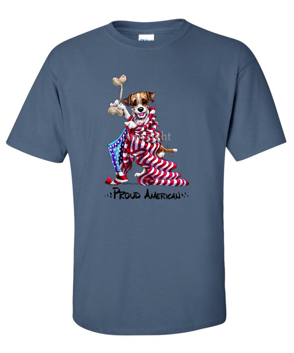 Jack Russell Terrier - Proud American - T-Shirt
