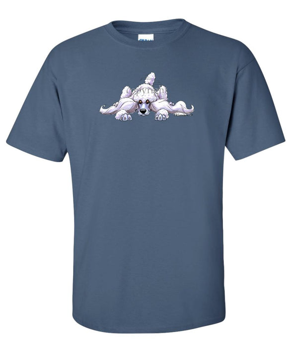 Poodle  White - Rug Dog - T-Shirt