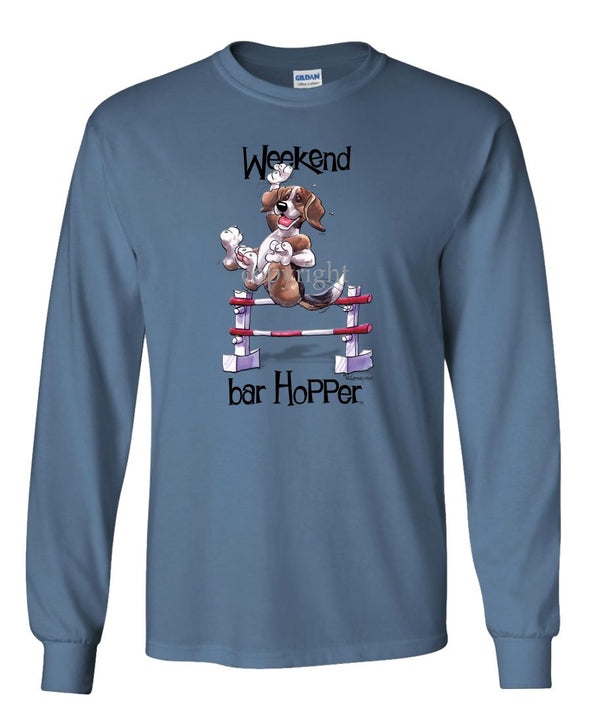 Beagle - Weekend Barhopper - Long Sleeve T-Shirt