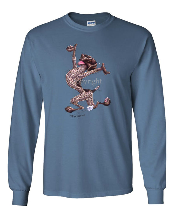 German Shorthaired Pointer - Happy Dog - Long Sleeve T-Shirt