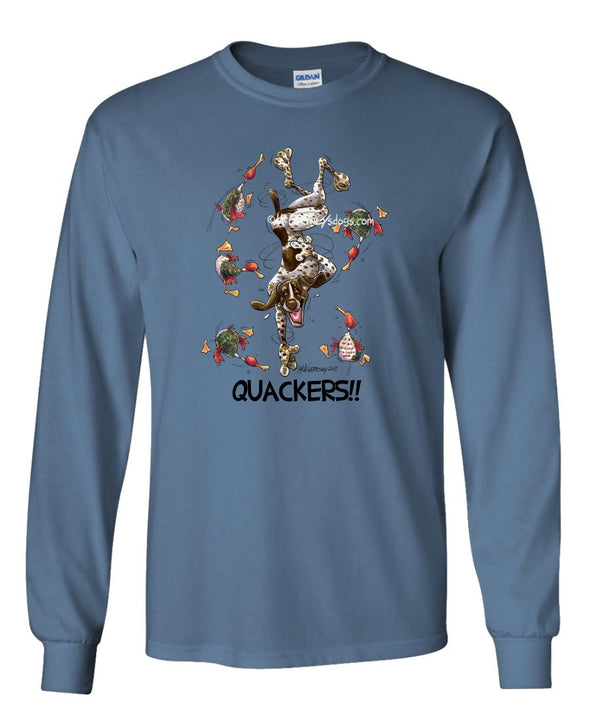 German Shorthaired Pointer - Quackers - Mike's Faves - Long Sleeve T-Shirt