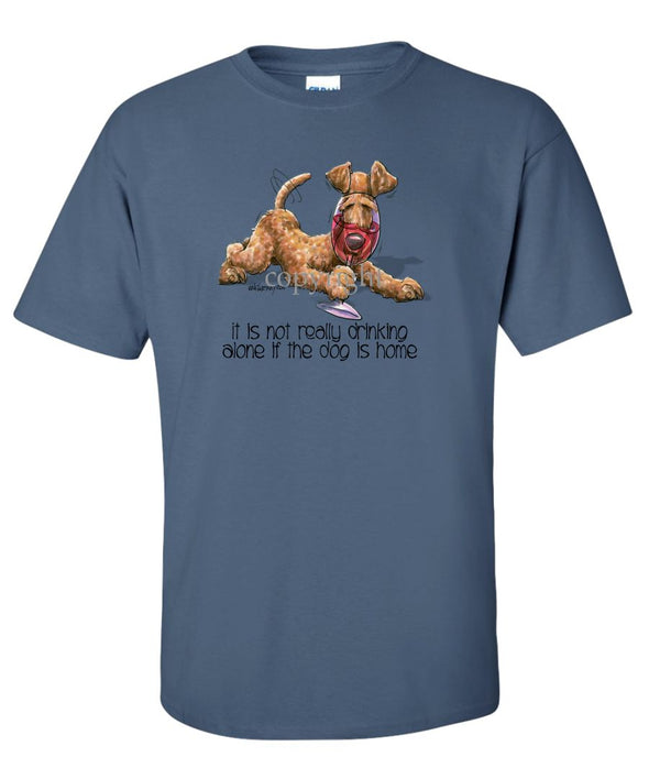 Irish Terrier - It's Not Drinking Alone - T-Shirt