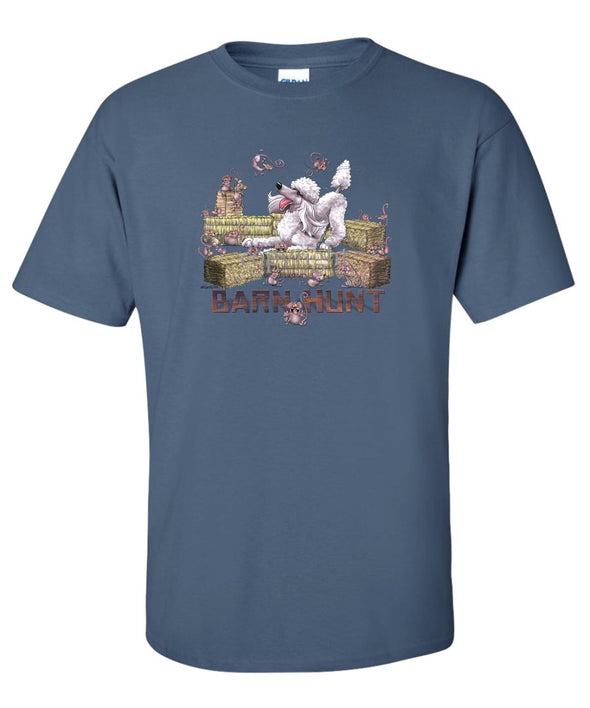 Poodle  White - Barnhunt - T-Shirt