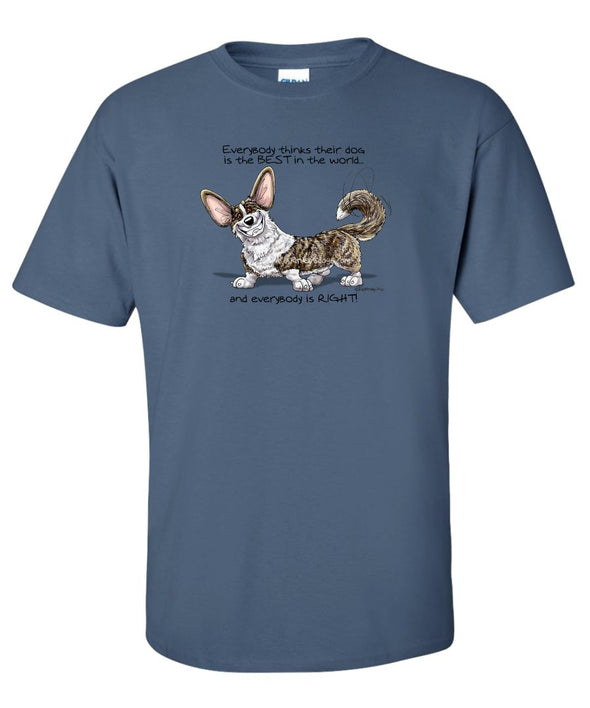 Welsh Corgi Cardigan - Best Dog in the World - T-Shirt