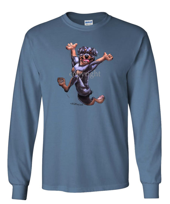 Rottweiler - Happy Dog - Long Sleeve T-Shirt