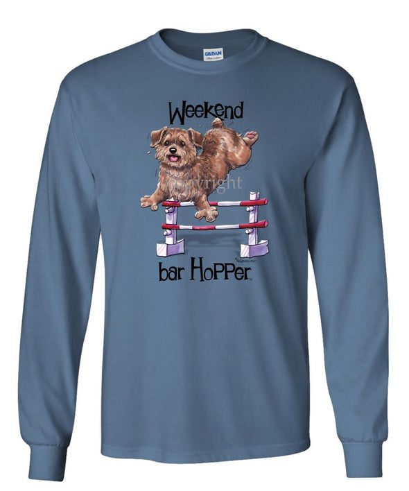 Norfolk Terrier - Weekend Barhopper - Long Sleeve T-Shirt