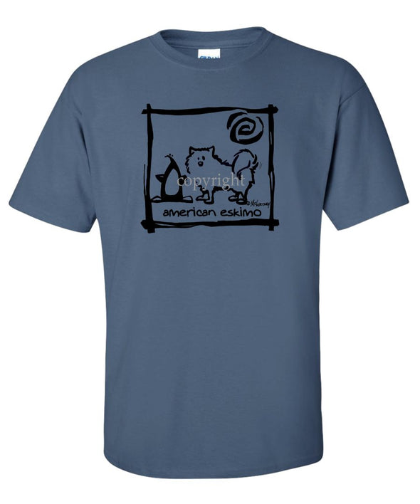 American Eskimo Dog - Cavern Canine - T-Shirt