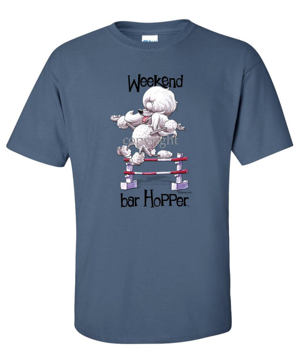 Poodle  Toy White - Weekend Barhopper - T-Shirt