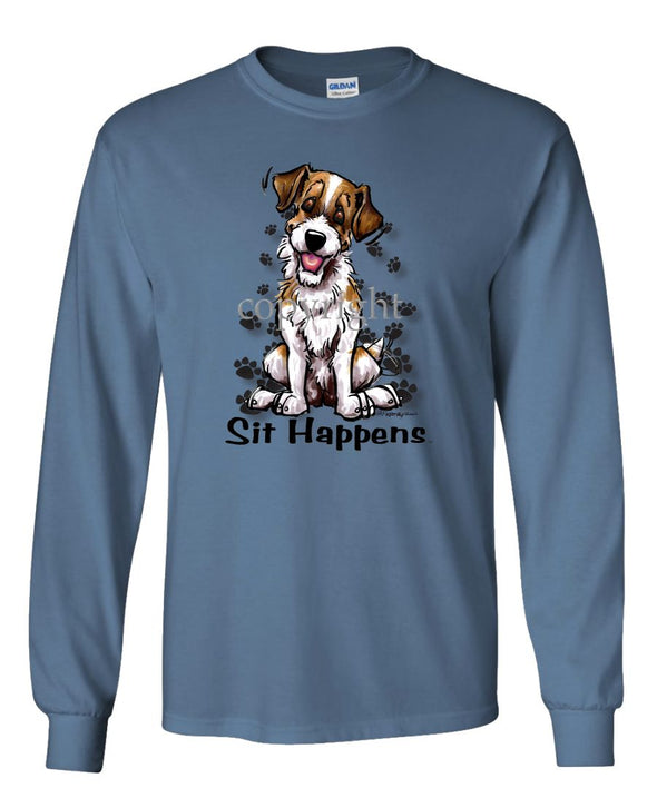 Jack Russell Terrier - Sit Happens - Long Sleeve T-Shirt