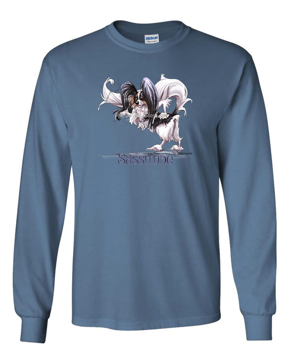Papillon - Sassitude - Mike's Faves - Long Sleeve T-Shirt