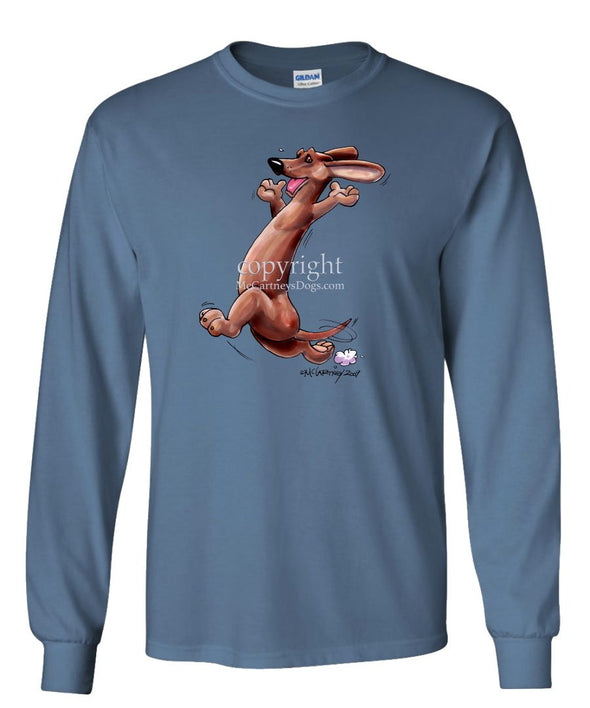 Dachshund  Smooth - Happy Dog - Long Sleeve T-Shirt