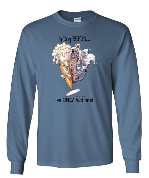 Chinese Crested - Dog Beers - Long Sleeve T-Shirt