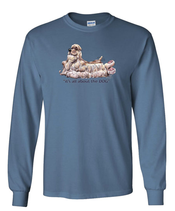 Cocker Spaniel - All About The Dog - Long Sleeve T-Shirt