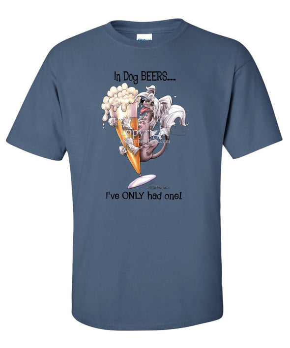 Chinese Crested - Dog Beers - T-Shirt