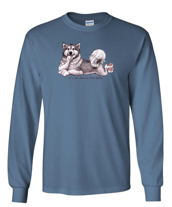 Alaskan Malamute - All About The Dog - Long Sleeve T-Shirt