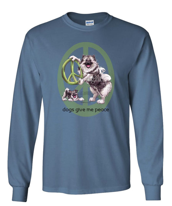 Keeshond - Peace Dogs - Long Sleeve T-Shirt