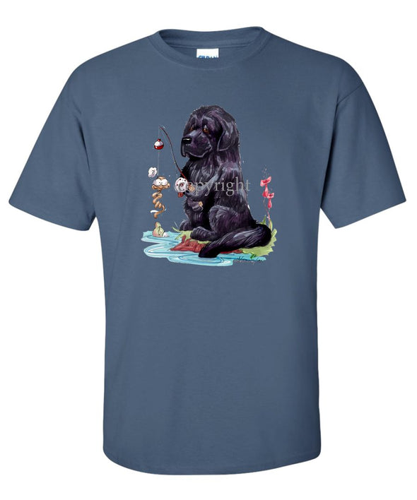 Newfoundland - Fishing - Caricature - T-Shirt