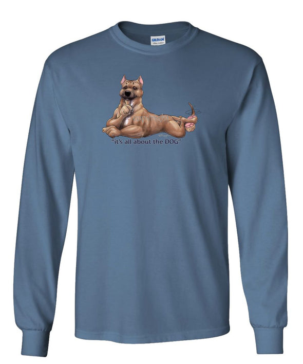 American Staffordshire Terrier - All About The Dog - Long Sleeve T-Shirt