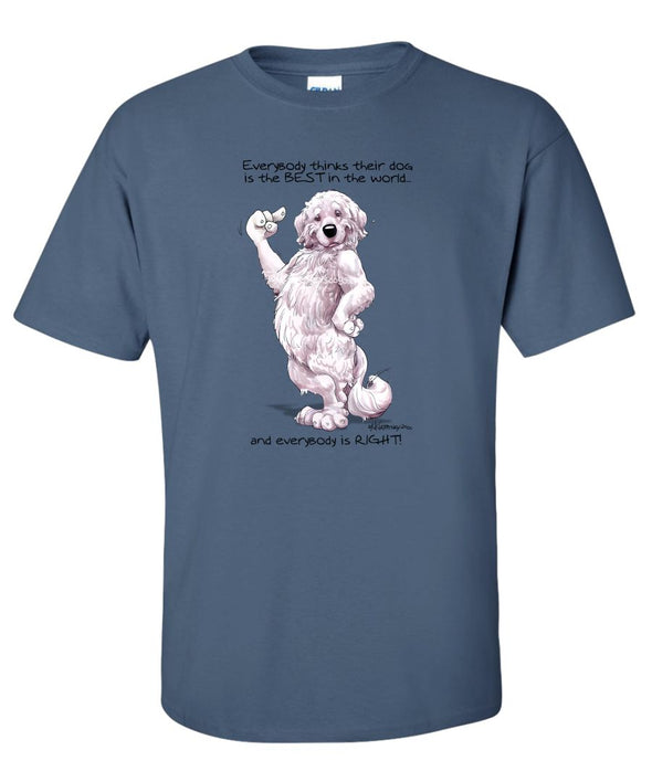 Great Pyrenees - Best Dog in the World - T-Shirt