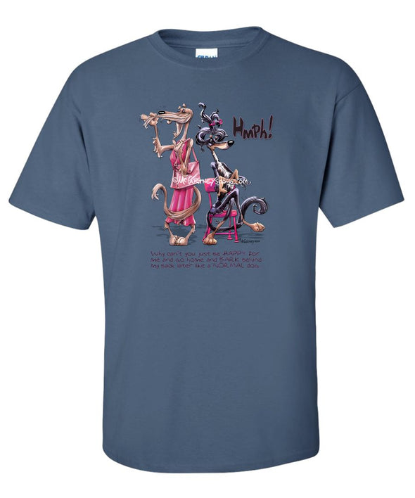 Saluki - Be Happy Hmph - Mike's Faves - T-Shirt