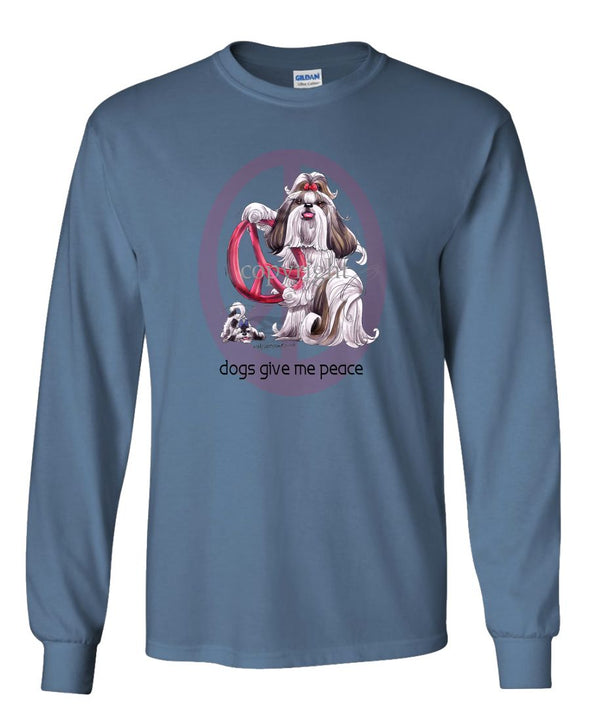 Shih Tzu - Peace Dogs - Long Sleeve T-Shirt