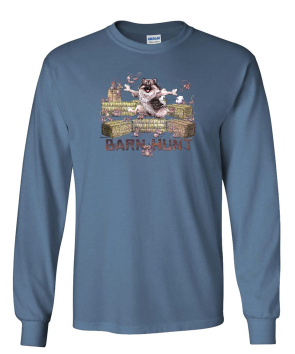 Keeshond - Barnhunt - Long Sleeve T-Shirt