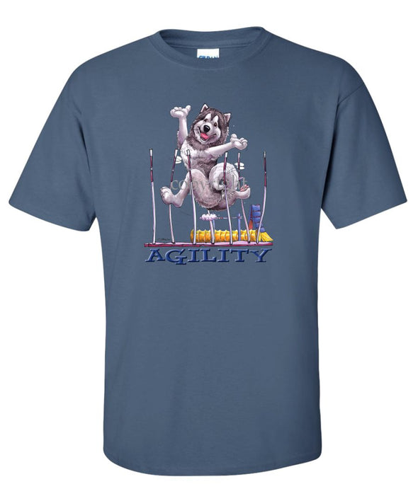 Alaskan Malamute - Agility Weave II - T-Shirt