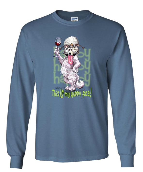 Great Pyrenees - Who's A Happy Dog - Long Sleeve T-Shirt
