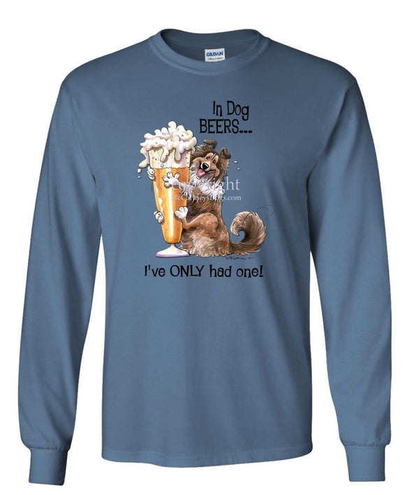 Shetland Sheepdog - Dog Beers - Long Sleeve T-Shirt