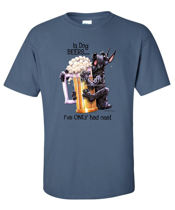 Giant Schnauzer - Dog Beers - T-Shirt