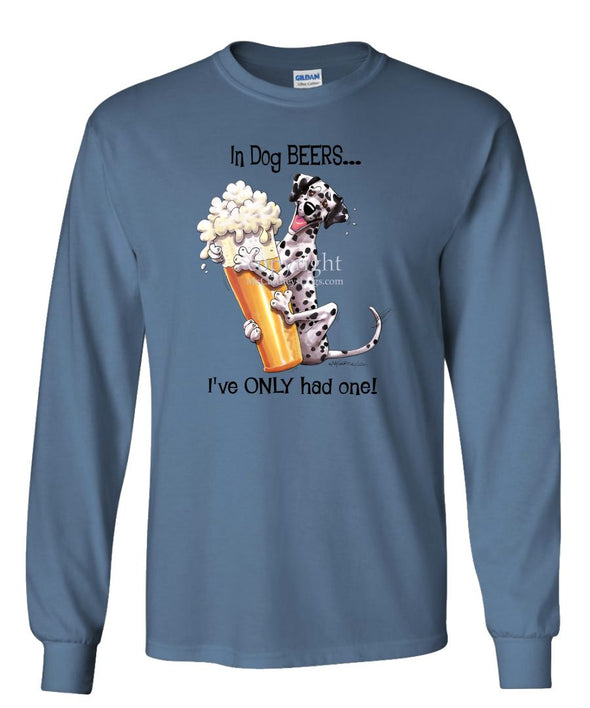 Dalmatian - Dog Beers - Long Sleeve T-Shirt