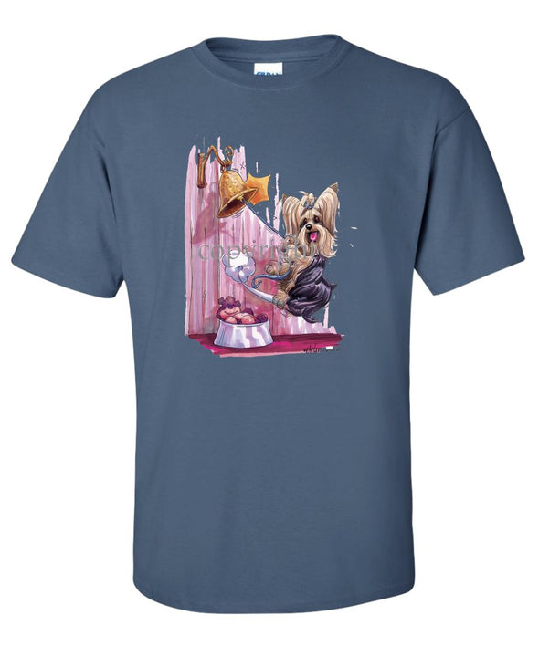 Yorkshire Terrier - Dinner Bell - Caricature - T-Shirt