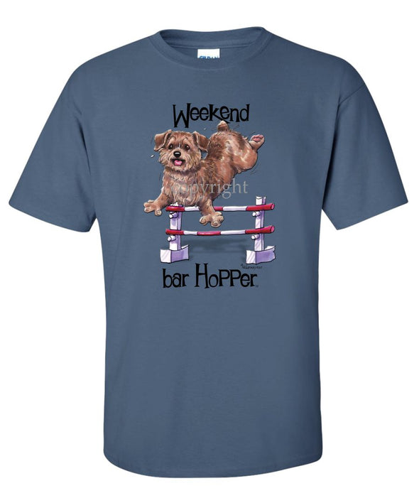 Norfolk Terrier - Weekend Barhopper - T-Shirt