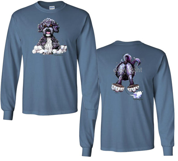 Portuguese Water Dog - Coming and Going - Long Sleeve T-Shirt (Double Sided)