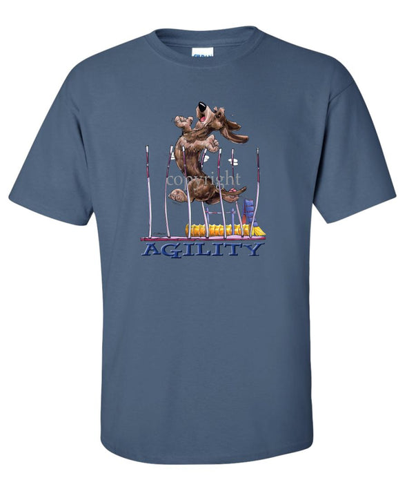 Dachshund  Wirehaired - Agility Weave II - T-Shirt