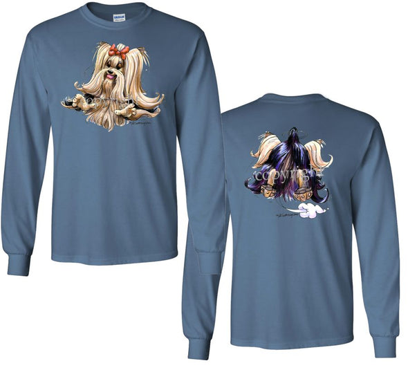 Yorkshire Terrier - Coming and Going - Long Sleeve T-Shirt (Double Sided)