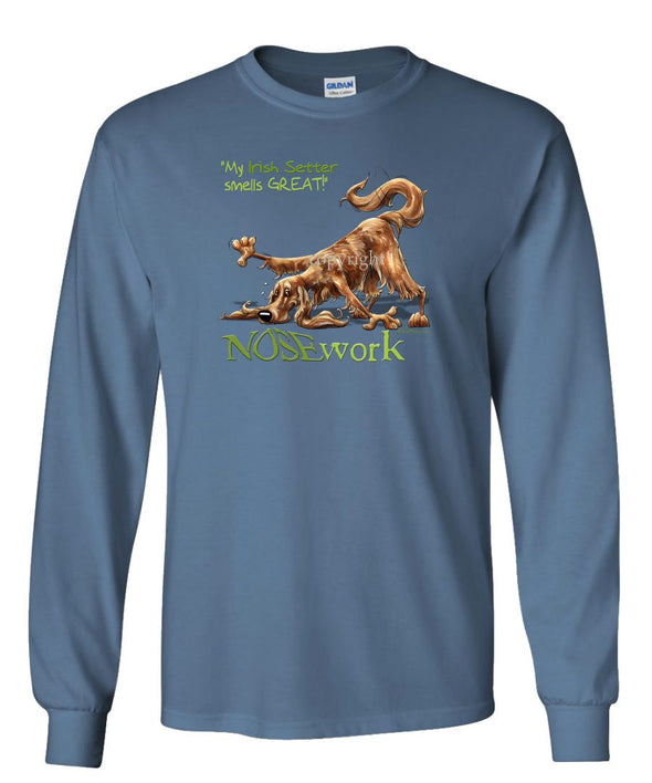 Irish Setter - Nosework - Long Sleeve T-Shirt
