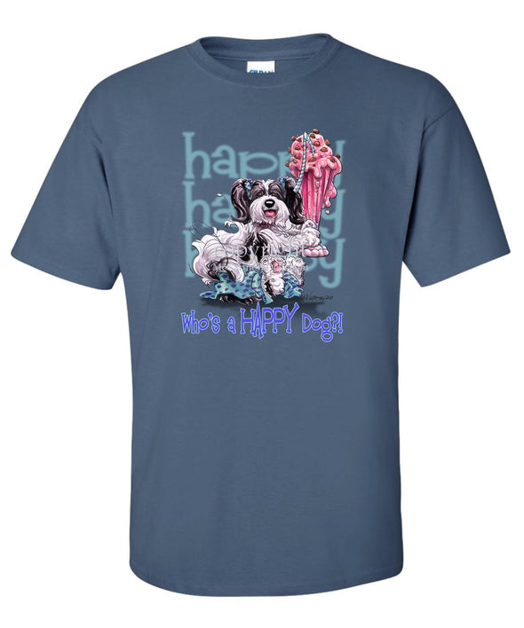 Havanese - Who's A Happy Dog - T-Shirt