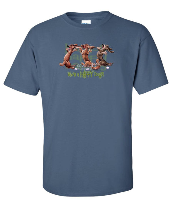 Dachshund - Group - Who's A Happy Dog - T-Shirt