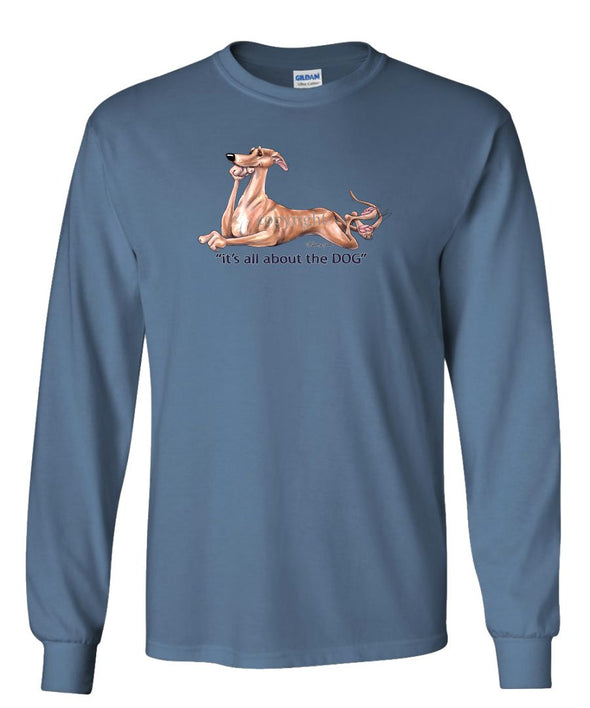 Greyhound - All About The Dog - Long Sleeve T-Shirt